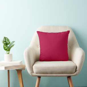Cojín decorativo moderno rojo ladrillo de 16 pulga