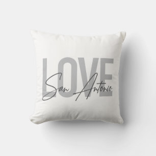 Cojín Decorativo Moderno, simple, moda, diseño fresco Love San Anto