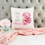 Cojín Decorativo Moderno Stand Exótico Alto Y SEA Fabuloso Flamingo<br><div class="desc">Moderno Stand Exótico Alto Y SEA Fabuloso Flamingo</div>