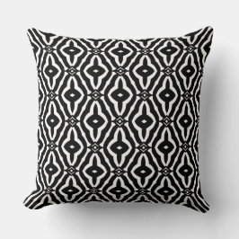 Cojín Decorativo Moderno y Elegante Negro y Blanco