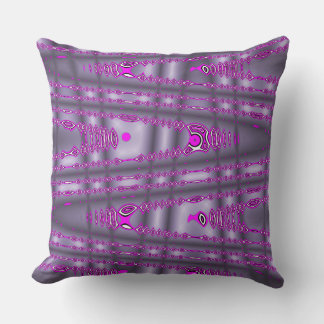 Cojín decorativo moderno Zig Zag Purple Pink calie