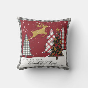 Cojín Decorativo Modernos Navidades de granjas en la maravillosa ép