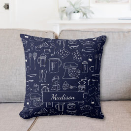 Cojín Decorativo Modernos utensilios de cocina Minimalista para gra