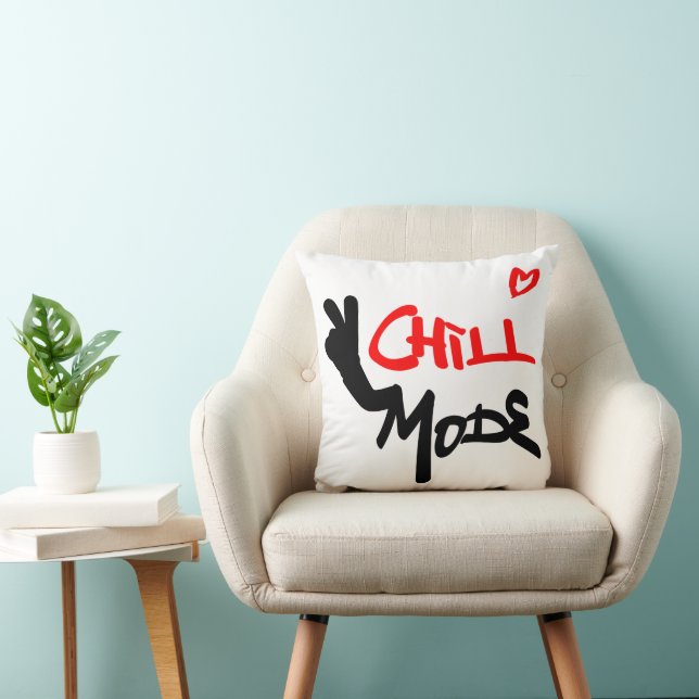 Cojín Decorativo Modo Chill activado (Silla)