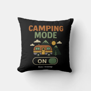 Cojín Decorativo Modo De Acampada En Rv De Regalo De Camión De La N