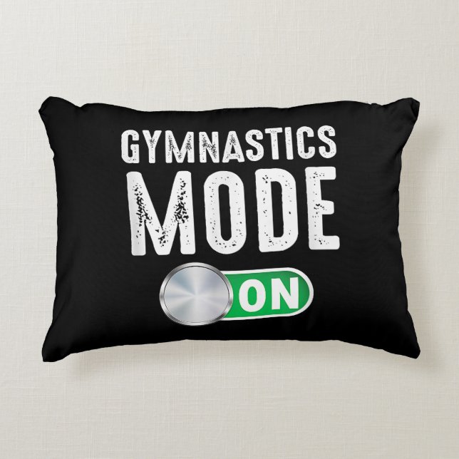 Cojín Decorativo Modo De Gimnasia En El Atleta Gymnast De Guay (Anverso)