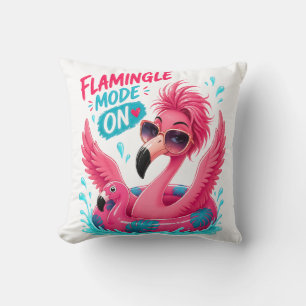 Cojín Decorativo Modo Flamingle Activado Flotador de piscina de fla