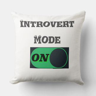 Cojín Decorativo Modo Introvertido activado