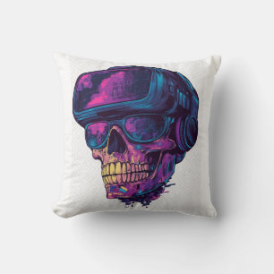 Cojín Decorativo Modo Jugador Calavera