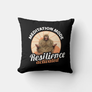 Cojín Decorativo Modo Meditación Bigfoot Resiliencia Activada