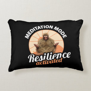 Cojín Decorativo Modo Meditación Bigfoot Resiliencia Activada