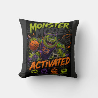 Cojín Decorativo Modo Monstruo Activado – Deportes Monstruo Balonce