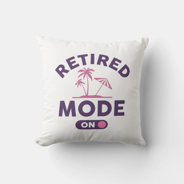 Cojín Decorativo Modo retirado activado (Anverso)