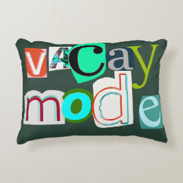 Cojín Decorativo Modo retro de vacaciones
