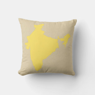 Cojín Decorativo Modos de Especias de Mostaza India