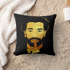 Cojín Decorativo Mohamed Salah, el Rey Egipcio del Fútbol