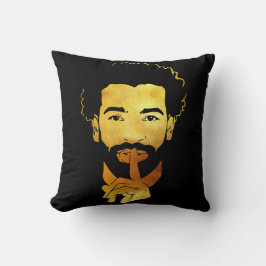 Cojín Decorativo Mohamed Salah, el Rey Egipcio del Fútbol