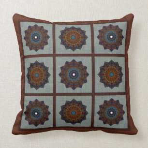 Cojín Decorativo Moho y estrellas azules