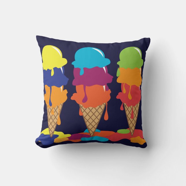 Cojín decorativo Mojo Americano Ice Cream (Anverso)