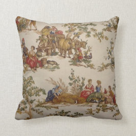 Cojín decorativo MoJo de impresión de toile countr