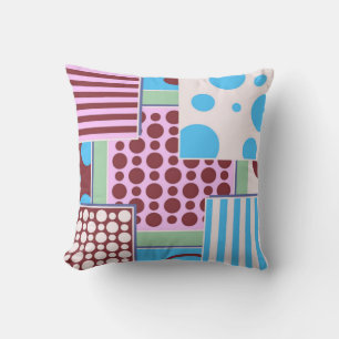 Cojín Decorativo MoJo Pillow americano de retroceso geométrico