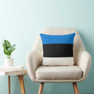 Cojín Decorativo MoJo Pillow con bandera de Estonia