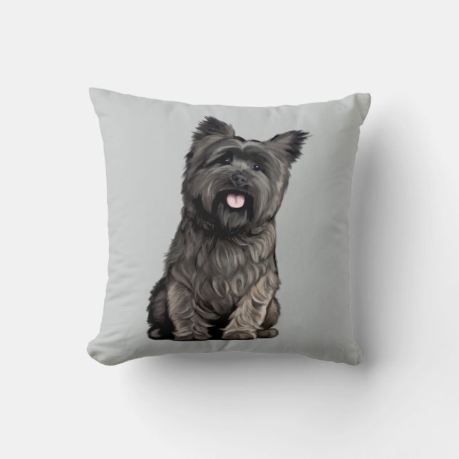 Cojín Decorativo Mojón Terrier (Anverso)