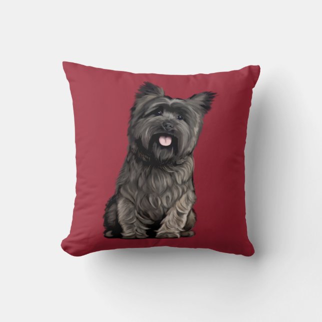 Cojín Decorativo Mojón Terrier (Anverso)