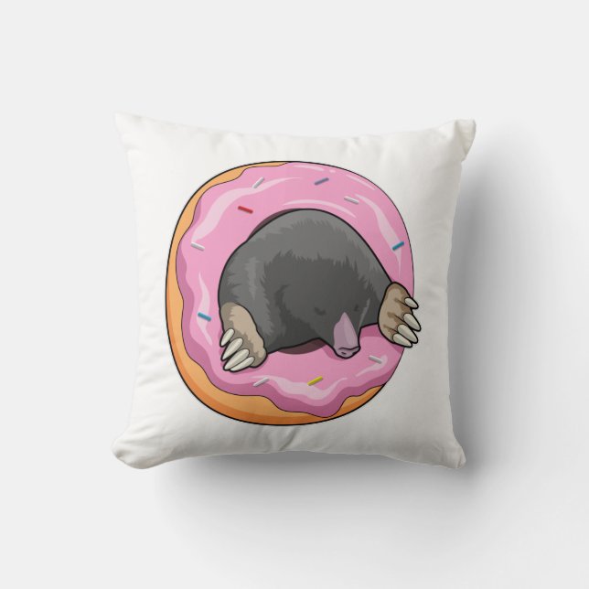 Cojín Decorativo Mole con donut (Anverso)