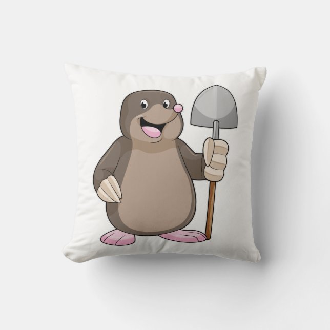 Cojín Decorativo Mole con Shovel (Anverso)