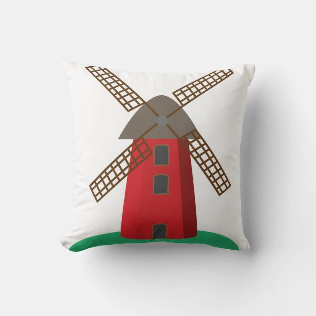 Cojín Decorativo Molino de viento (Anverso)