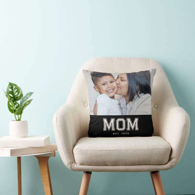 Cojín Decorativo Mom Established Modern Bold Photo Throw (Silla)