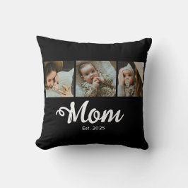 Cojín Decorativo Mom Established Modern Bold Script Black 3 Photo