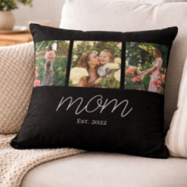 Cojín Decorativo Mom Established Modern Script Black 3 Photo 