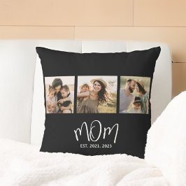 Cojín Decorativo Mom Established Modern Script Black 3 Photo