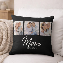 Cojín Decorativo Mom Established Modern Script Black 3 Photo