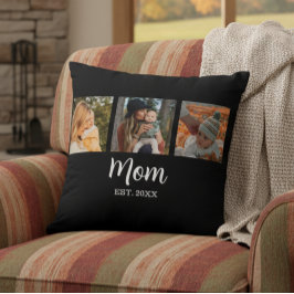 Cojín Decorativo Mom Established Modern Script Black 3 Photo