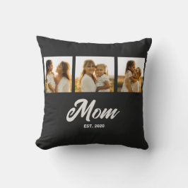 Cojín Decorativo Mom Established Script Black 3 Photo