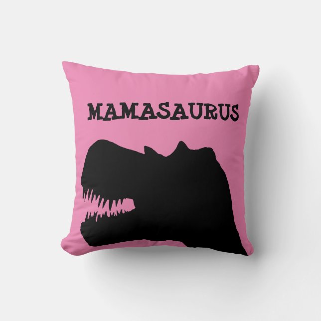 COJÍN DECORATIVO MOM PILLOWS, DINO MAMASAURUS PILLOWS (Anverso)