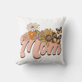 Cojín Decorativo Mom Retro Floral