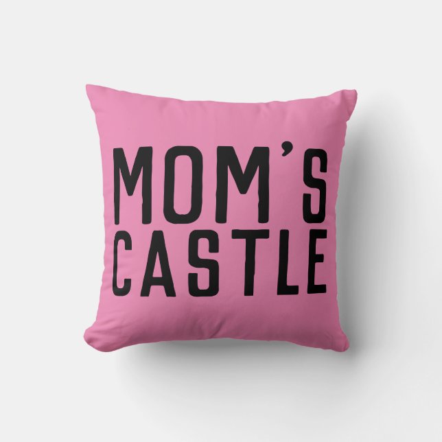 COJÍN DECORATIVO MOM'S CASTLE PINK PILLOWS (Anverso)