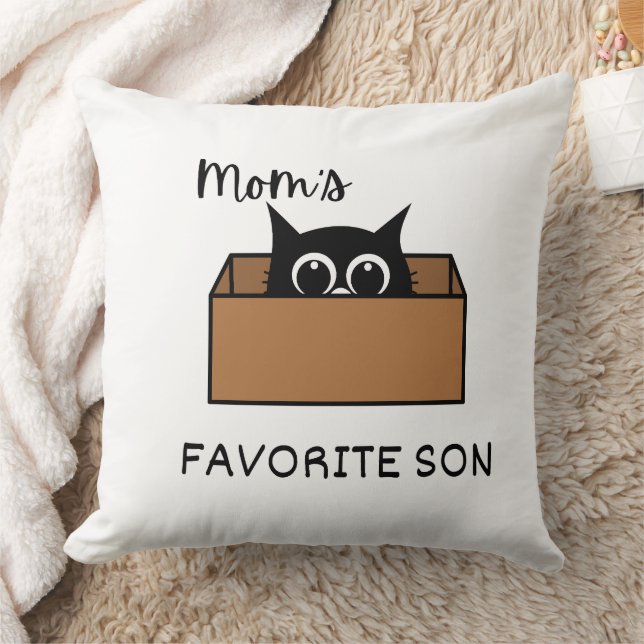 COJÍN DECORATIVO MOM'S FAVORITE SON PILLOW (Manta)