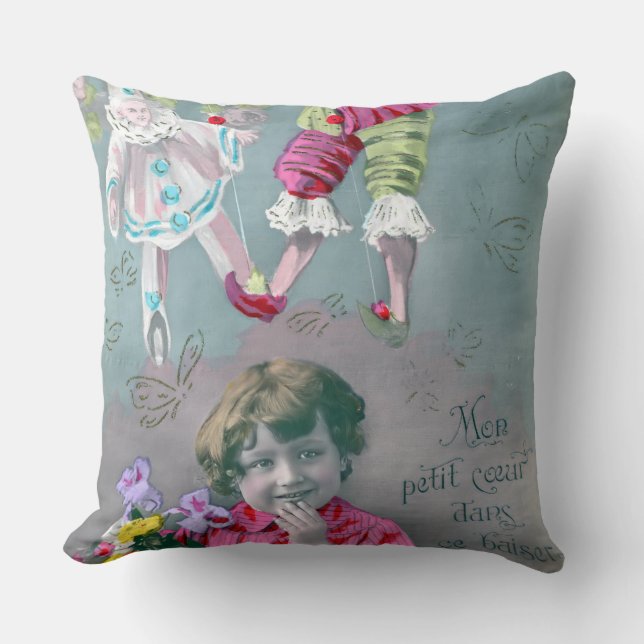 Cojín Decorativo Mon petite coeur dans ce baiser (Anverso)