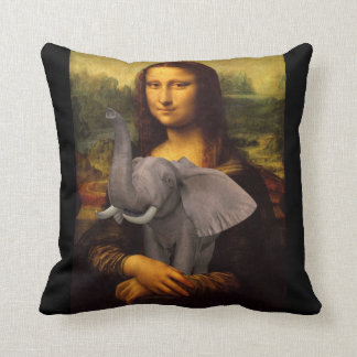 Cojín Decorativo Mona Lisa Hugs Elephant