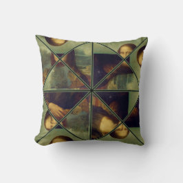Cojín Decorativo Mona Lisa Kaleidoscope Pillow