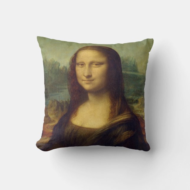 Cojín Decorativo Mona Lisa, Leonardo da Vinci (Anverso)