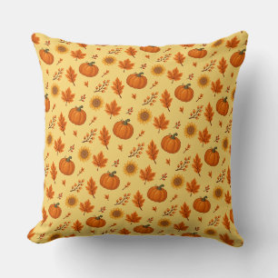 Cojín Decorativo Mona y acogedora Cosecha de Otoño
