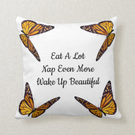 Cojín decorativo Monarca come mucho...