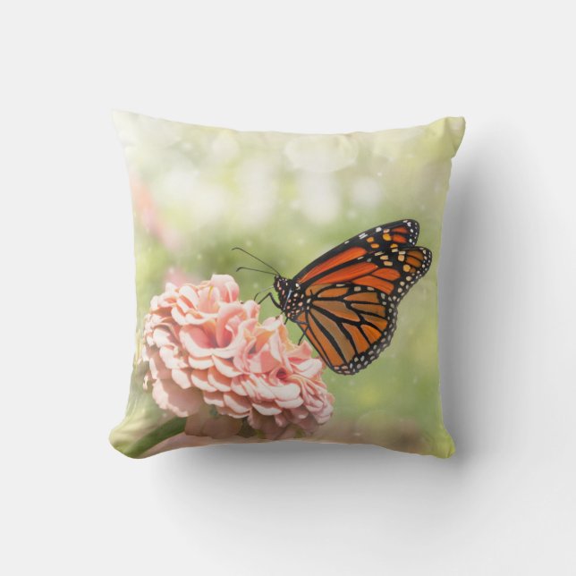 Cojín Decorativo Monarca en Zambia (Anverso)