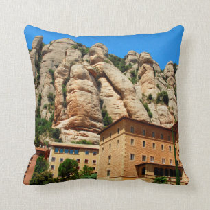 Cojín Decorativo Monasterio de Montserrat, Cataluña, España